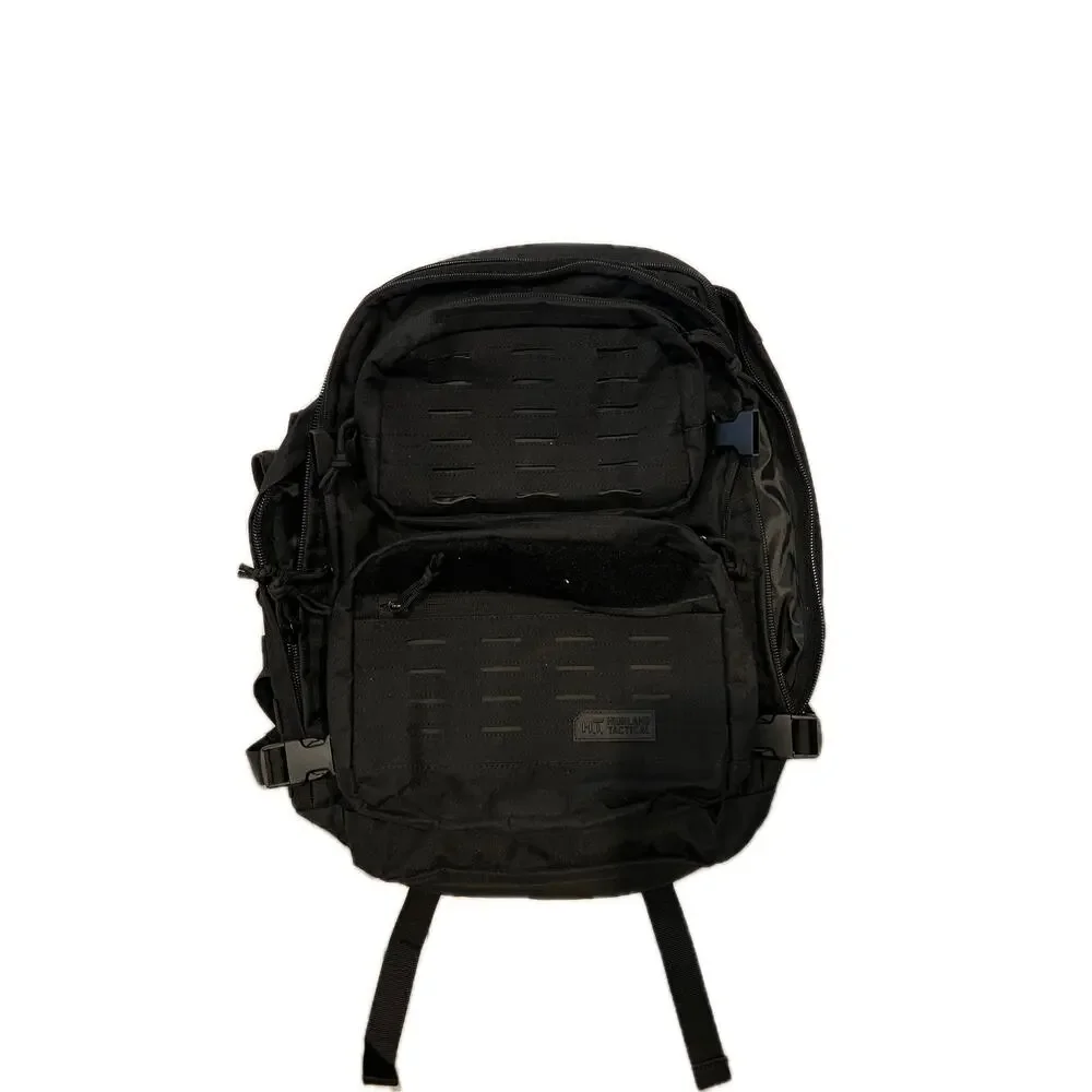 Highland Tactical Roger Canvas Backpack XL Black